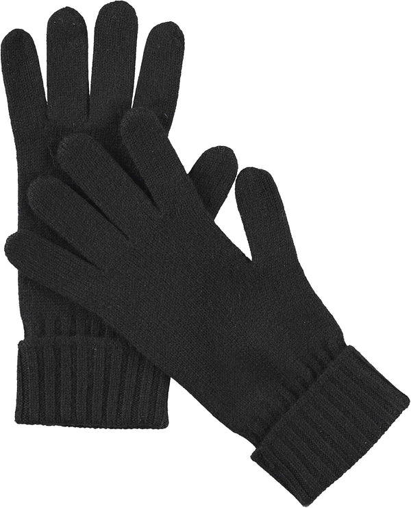 Handschuhe aus 100% Kaschmir, weiche Handwärmer für den Winter, ESG003 Scharz