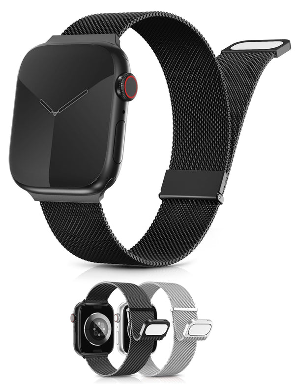 Apple Watch Armband Ersatz Band Edelstahl, Magnetisch, Unisex, A0603